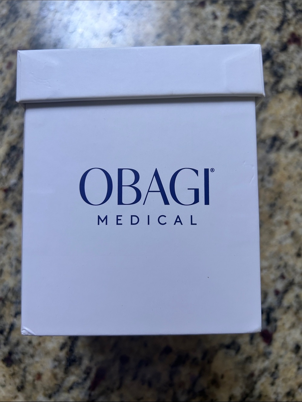 Obagi White Box with Navy Blue Logo